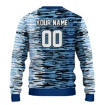 Personalized Manchester City Camouflage Stripe Sky Blue White Sweater Best Selling