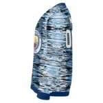 Personalized Manchester City Camouflage Stripe Sky Blue White Sweater Best Selling