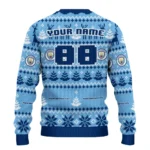 Personalized Manchester City Christmas Designs Sky Blue Sweater Best Selling