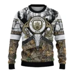 Personalized Manchester City Deer Antlers Sweater Best Selling