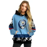 Personalized Manchester City Grateful Vibes Sky Blue Hoodie Best Selling