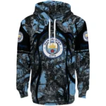 Personalized Manchester City Hunting Theme Sky Blue Black Hoodie Best Selling