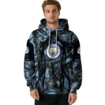 Personalized Manchester City Hunting Theme Sky Blue Black Hoodie Best Selling