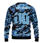 Personalized Manchester City Skull Horde Sky Blue Sweater Best Selling
