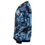 Personalized Manchester City Skull Horde Sky Blue Sweater Best Selling