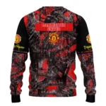 Personalized Manchester United Antlers Pattern Red Black Sweater Best Selling