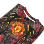 Personalized Manchester United Antlers Pattern Red Black Sweater Best Selling