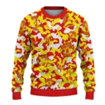 Personalized Manchester United Camouflage Motif Sweater Best Selling