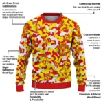 Personalized Manchester United Camouflage Motif Sweater Best Selling