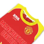 Personalized Manchester United Flame Border Red Sweater Best Selling