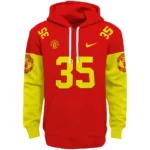 Personalized Manchester United Minimal Design Red Hoodie Best Selling