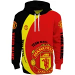 Personalized Manchester United Minimalist Design Red Black Hoodie Best Selling