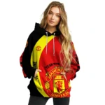 Personalized Manchester United Minimalist Design Red Black Hoodie Best Selling