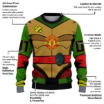 Personalized Manchester United Ninja Turtle Sweater Best Selling