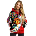 Personalized Manchester United Puzzle Pieces Red Hoodie Best Selling