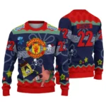 Personalized Manchester United Spongebob Designs Blue Sweater Best Selling