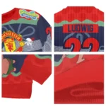 Personalized Manchester United Spongebob Designs Blue Sweater Best Selling