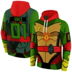 Personalized Manchester United Superhero Armor Red Green Hoodie Best Selling