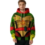 Personalized Manchester United Superhero Armor Red Green Hoodie Best Selling