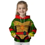 Personalized Manchester United Superhero Armor Red Green Hoodie Best Selling