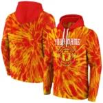 Personalized Manchester United Tie Dye Pattern Red Hoodie Best Selling
