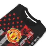Personalized Manchester United Vintage Usa Flag Black Sweater Best Selling
