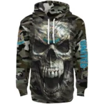 Personalized Newcastle United Camo Skull Hoodie Best Selling