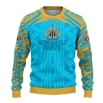 Personalized Newcastle United Chevron Pattern Blue Sweater Best Selling