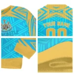 Personalized Newcastle United Chevron Pattern Blue Sweater Best Selling