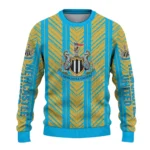 Personalized Newcastle United Chevron Rows Blue Sweater Best Selling