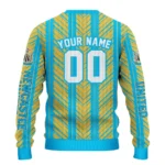 Personalized Newcastle United Chevron Rows Blue Sweater Best Selling