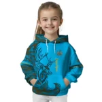 Personalized Newcastle United Deer Silhouette Blue Hoodie Best Selling