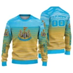 Personalized Newcastle United Diamond Mesh Sweater Best Selling