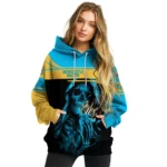 Personalized Newcastle United Grim Reaper Blue Black Hoodie Best Selling