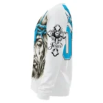 Personalized Newcastle United Jesus Tears Blue White Sweater Best Selling