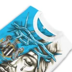 Personalized Newcastle United Jesus Tears Blue White Sweater Best Selling