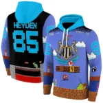 Personalized Newcastle United Mario Blue Black Hoodie Best Selling