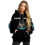 Personalized Newcastle United Punisher Skull Black Hoodie Best Selling