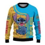 Personalized Newcastle United Stitch Art Prints Blue Sweater Best Selling