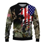 Personalized Nottingham Forest American Flag Claw Sweater Best Selling