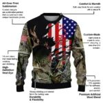 Personalized Nottingham Forest American Flag Claw Sweater Best Selling