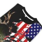 Personalized Nottingham Forest American Flag Claw Sweater Best Selling