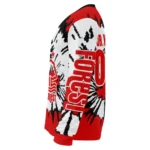 Personalized Nottingham Forest Burst Swirl Red Sweater Best Selling