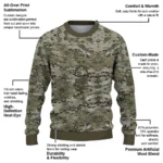 Personalized Nottingham Forest Camouflage Blend Sweater Best Selling