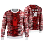 Personalized Nottingham Forest Camouflage Stripe Red White Sweater Best Selling