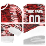 Personalized Nottingham Forest Camouflage Stripe Red White Sweater Best Selling