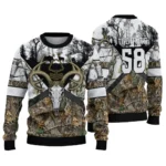 Personalized Nottingham Forest Deer Antlers Sweater Best Selling