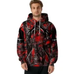 Personalized Nottingham Forest Hunting Theme Red Black Hoodie Best Selling