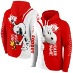 Personalized Nottingham Forest Peeking Snoopy Red Hoodie Best Selling