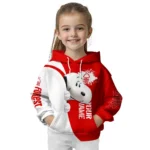 Personalized Nottingham Forest Peeking Snoopy Red Hoodie Best Selling